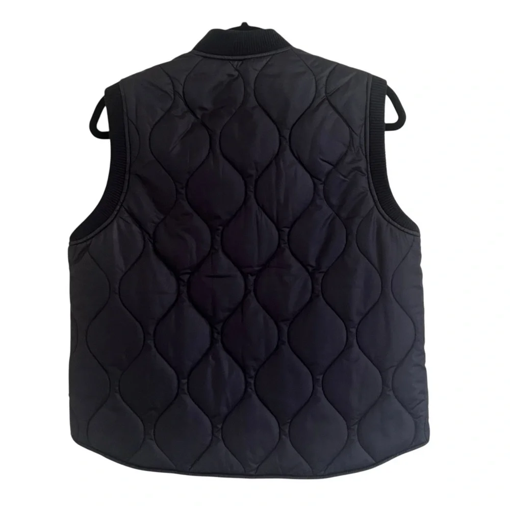 Saint James Maelie Navy Blue Quilted Vest NWT Size FR 40